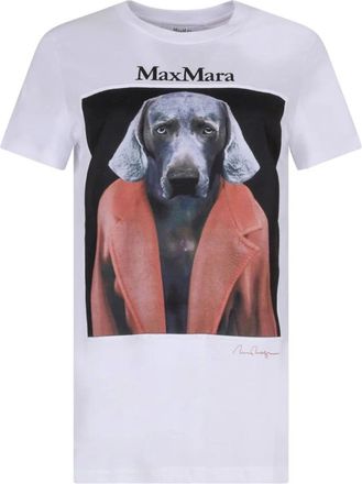 Max Mara Dames, Tops, Wit, Maat: XS Katoen