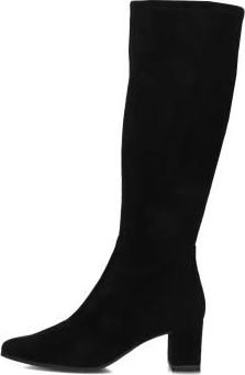 Stefano Lauran Stijlvolle hoge laarzen voor herfst/winter - Dames - Laarzen met Hak - Zwart - 38 EU - Wol - Schoenen