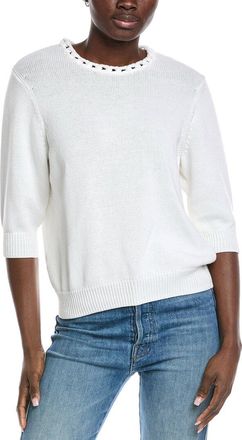 Autumn Cashmere Crocheted Sweater