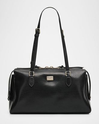 Dolce & Gabbana Vittoria Smooth Leather Shoulder Bag