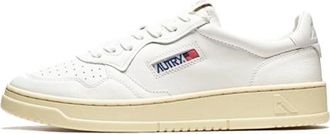 Autry Autry Medalist Low Goatskin White AULM-GG04