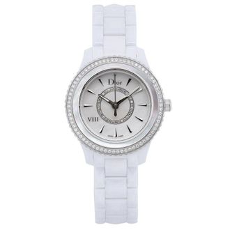 Dior Pre-owned Dior Dior Viii Diamond Mother of Pearl (Diamond-set) Dial Ladies Watch CD1231E4C001