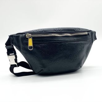 Gucci Leather Fanny Pack Sling Bag (Pre-Owned)