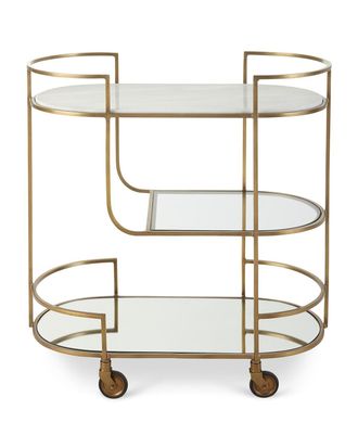 Arteriors Trainor Bar Cart