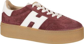 Hogan Cool Leather Accent Suede Low-Top Sneakers