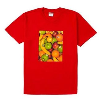 SUPREME SS19 Fruit Tee Red Printing Short Sleeve Unisex SUP-SS19-246