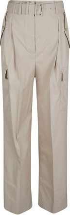 Prada Beige Cotton Cargo Womens Pants