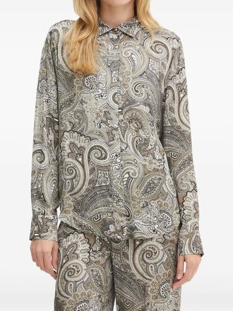 Marciano paisley-print buttoned shirt - Neutrals