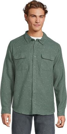 Rvca Dayshift Flannel Long Sleeve Mens Jacket Balsam Green : MD, Cotton/Flannel