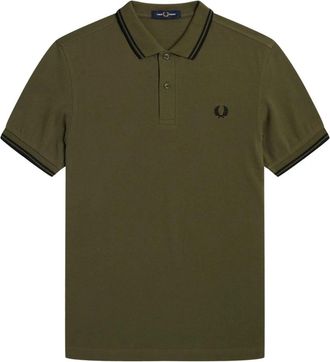 Fred Perry Verde Polo Shirt - Heren - Polos - Groen - XL - Katoen - Tops