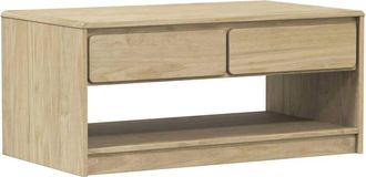 vidaXL Coffee Table sauda Oak 99x55x45 cm Solid Wood Pine Vidaxl