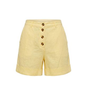 Trussardi yellow Flax Women Womens Shorts