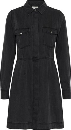Part Two FrejaPW Dr Shirt Dress - Dames - Jurken - Zwart - Maat: S Katoen