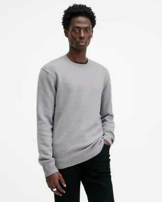 AllSaints Patern Crew Neck Sweater