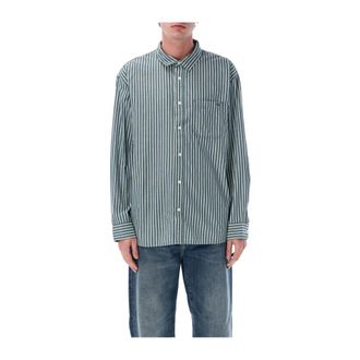 Vans Dobby Stripe Long Sleeve Shirt - Heren - Casual Overhemden - Veelkleurig - XL - Katoen - Overhemden