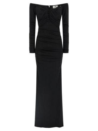 Elisabetta Franchi Black Red Carpet dress