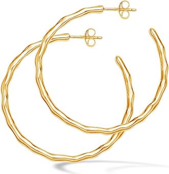 Dower & Hall Large Waterfall Hoops