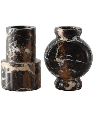 Safavieh Set Of 2 Reign Marble Vases