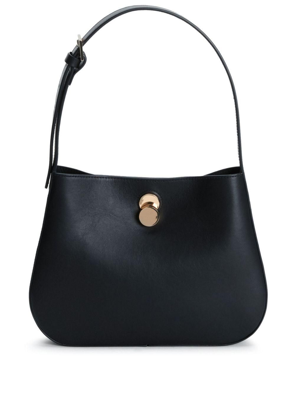 ★関税込み★ FABIANA FILIPPI BLACK LEATHER TOP HANDLE BAG Fabiana Filippi Black Leather Top Handle Bag | italist