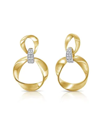 Sabrina Designs 14K 0.18 Ct. Tw. Diamond Link Earrings