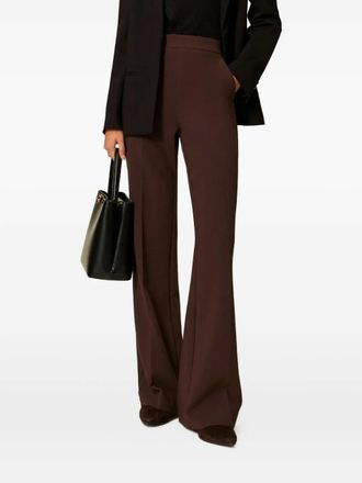 Twin-Set high-waisted flared trousers - Brown