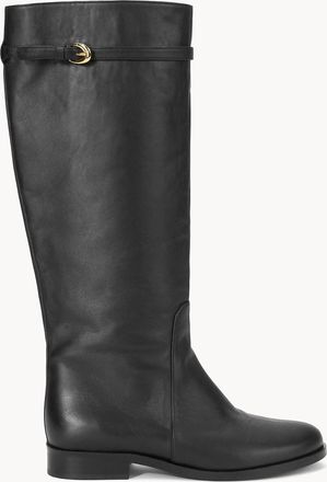 Staud Womens Harlow Riding Boot In Black