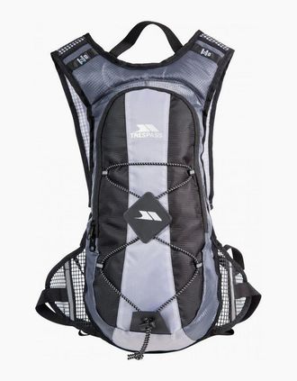Trespass Mirror Hydration Backpack/Rucksack (15 Litres) With Water Resevoir (2 Litres) - Silver - Size: ONE size