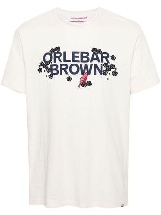 Orlebar Brown T-shirt con stampa - Bianco