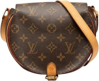 Louis Vuitton Pre-owned Cross Body Bags, female, Brown, Size: ONE SIZE Pre-owned Vintage Plastic Cross Body Bag