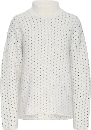 Ichi Ihkamara Ls 19 Turtleneck - Dames - Coltruien - Wit - XS - Truien & Vesten