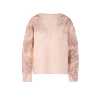 Marc Cain Gebreide trui uit Duitsland - Dames - Truien - Roze - Maat: XS Wol