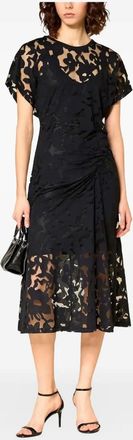 BOSS Abito a fiori - Nero