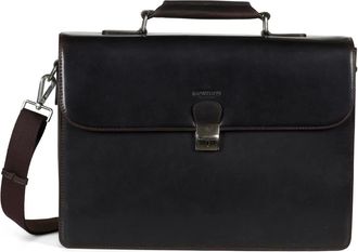 Howard London Tassen, Heren, Bruin, ONE Size, Leer, Klassieke Aktetas