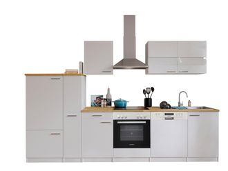 Respekta Cucina Blocco Cucina Blocco Cucina Cucina Componibile Bianco Malia 310 Cm Respekta
