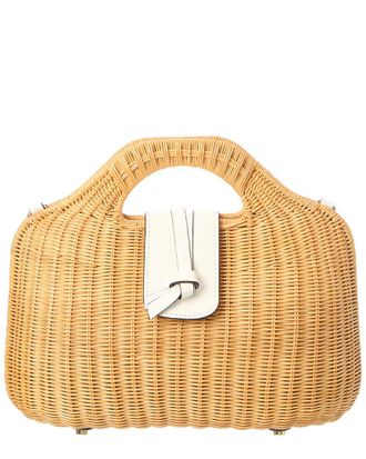 Raf&eacute; New York Gen Wicker Clutch