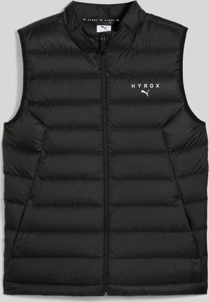 Puma PUMA x HYROX - Regular Fit Daunenweste mit Steppn&auml;hten in Black, Gr&ouml;&szlig;e XXL