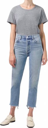 Citizens Of Humanity Womens Charlotte Crop Straight Jean In Parlay