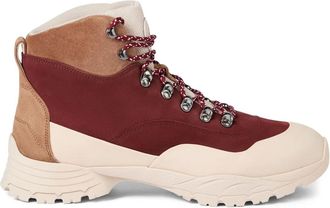 Brunello Cucinelli nubuck boots - Red