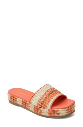 Jack Rogers Bay Flatform Sandal in Melon Stripe at Nordstrom, Size 6.5