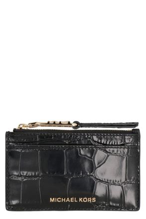 Michael Kors Printed Leather Card Holder