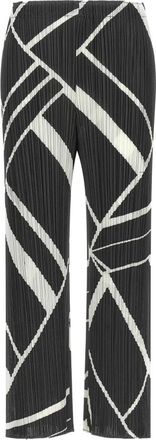 Issey Miyake Pantalones Fold Line - Trousers - Mujer - Multicolor - L