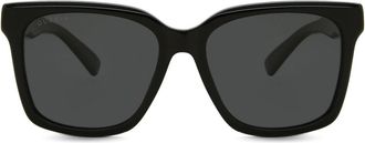 Gucci GG1175SK Asian Fit 001 Mens Sunglasses Black Size 56