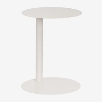 Sklum Sklum - Tavolino Da Giardino Rotondo &Oslash;40 Cm In Acciaio Inossidabile Yannik