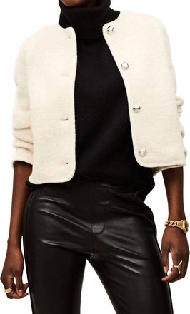 BA&SH Ceredith Short Jacket In Beige