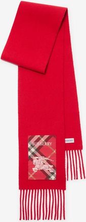 Burberry Check Label Cashmere Scarf