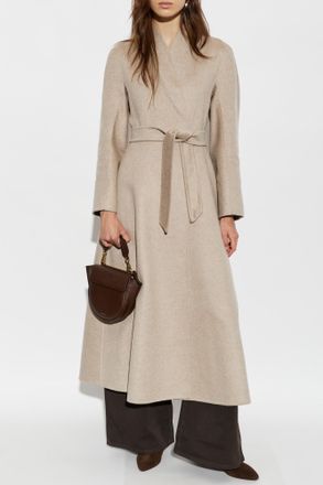 Max Mara Cashmere Coat Fragola, Womens, Beige