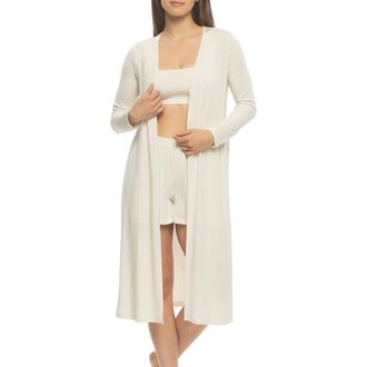 Felina Lena Robe in Sand at Nordstrom, Size X-Large