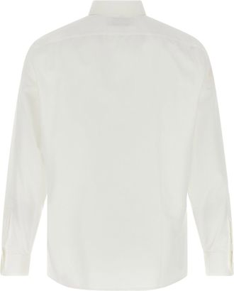 Saint Laurent Cotton Poplin Shirt - Cream