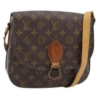 Louis Vuitton Pre-owned Cross Body Bags, female, Brown, Size: ONE SIZE Pre-owned Saint Cloud Shoulder Bag