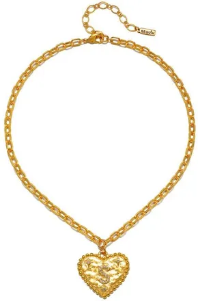 Sequin The Celeste Initial Pendant Necklace in Gold - S at Nordstrom